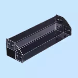 아크릴 화장대 2단 정리 선반 매니큐어 네일 진열 대 화장품 전시 오거나이저