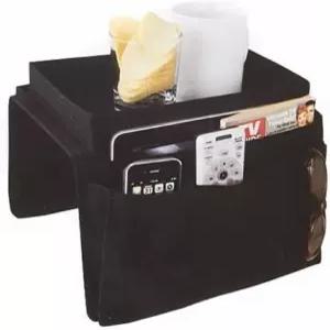 신뢰할 수 있는 산업 테이블이 에센셜 소파 팔걸이 정리함 5개의 포켓 미끄럼 방지 바닥 TV 리모컨 팔의