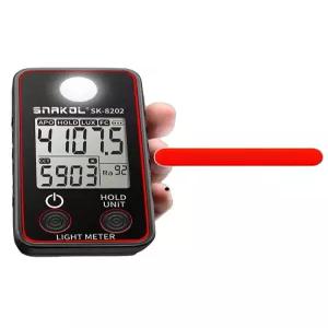 조명 밝기 측정기 루멘 색온도 광량 감지 아날로그 미터