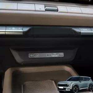 디올뉴셀토스 용품 1열 USB 충전포트 커버 알루미늄 몰딩 실내 튜닝 악세사리