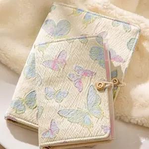 수첩 다이어리 탈부착 노트 커버 바인더 다이어리 일상 패브릭 학습 속지 육공