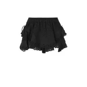 Isabel Marant Broderie Anglaise 러플 미니 스커트 26ESH0302FAD2J17I 01BK TP977381594