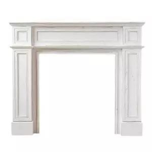 벽난로 콘솔 가짜 실내 북유럽 에스티 나무색 촬영 장작 복도 선반