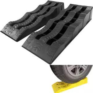 RV 카라반 레벨러 3단 차량 수평 받침대 블랙 1개