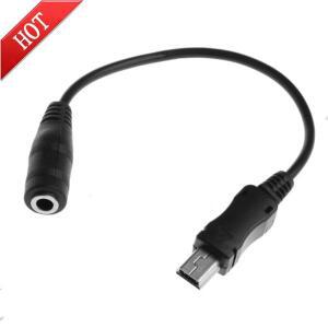 미니 USB 5 핀 수-3.5mm 암 헤드폰 잭 Aux 오디오 어댑터 케이블 15cm