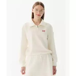 르꼬끄 LECOQ GOLF [COQ ATTI TAB] 여성 프렌 반집업 티셔츠 화이트 GR122LRL12 GR122LRL12_WHTE 461559