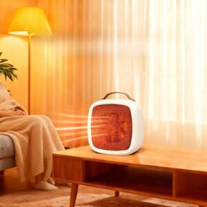 휴대용 무선 히터 온풍기 전기 충전식 원룸용 PTC 충전 가능