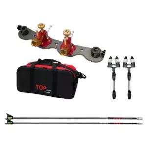 탑레져 노지형 받침틀 2단튼튼한낚시좌대 원터치 형원터치 민물 세트 중층 용품 양어장 형틀 우경 튜닝