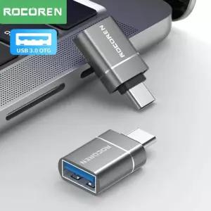 C타입HDMI젠더 CTOHDMI HDMITOC Rocoren OTG 어댑터 USB C 남성-USB A 30 여성 변환기 MacBook SAMSUNG 삼