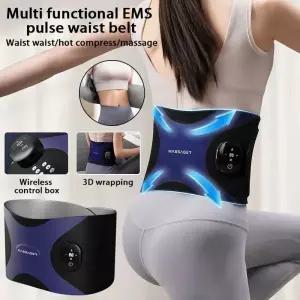 허리마사지기 안마기 EMS 펄스 벨트 가정용 압박 발한 복부 온열 자궁 마사지기