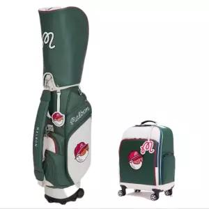 트롤리 여성 말본golf 바퀴형 골프백 보스턴백 세트 