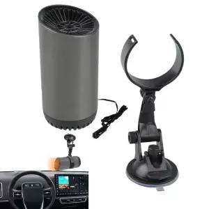 휴대용 자동차 히터 창문 서리 제거기 냉각 선풍기 공기 송풍기 앞 유리 컵 모양 12V 24V