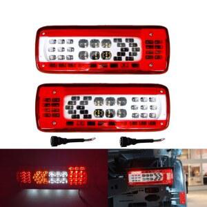 볼보 트럭용 LED 트럭 후미등, FMX500 플러그 OEM 82483074 21735299 82483073, 24V RH LH, 1PC