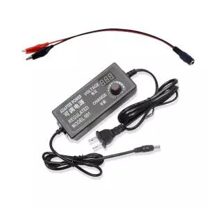 직류전원장치 AC-DC 어댑터 소스 고전압 변압기 3V 5V 12V 24V 36V 2A 3A 5A 10A DC 여성 악어 클립 커넥터