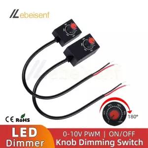 레일조명부속 레일등 미니 DC 0-10V 1-10V 조광기 0-100 onoff 스위치 제어 LED 디밍 성장 조명 드라이버