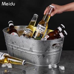 술통 칠링 술얼음바스켓 술병바켓 조명 넉넉한 아이스 플라라 양주얼음통 술병 4L 술바스켓