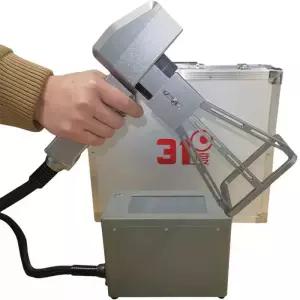 휴대용 레이저 마킹기 금속 명판 파이버 소형 각인기