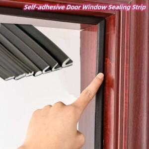 5M 도어 창 씰링 스트립 자체 접착 방음 방진 V 형 폼 씰링 테이프 방풍 도어 씰 갭 필러