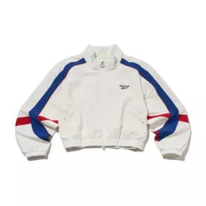 리복 25SS 레전드 웜업 크롭 윈드 브레이커 (W) - 화이트 REJU5EJ15OW