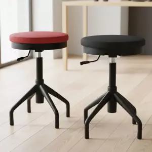Z1고정기본원형의자 바퀴없는회전 병원 작업용 진료실 실험실/원형멀티스툴/원형쿠션스툴/원형풋스툴/원형