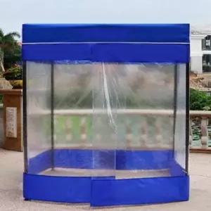 1인 천막 하우스 야외 방수 접이식 투명 비닐텐트