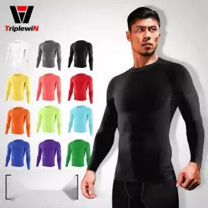 헬스 기능성 이너웨어 축구 컴프레션 긴팔 언더셔츠