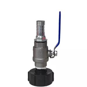 톤통 배출 밸브 IBC 물탱크 출수구 스테인리스 볼밸브 1인치 삼방 연결구 농업용 물통