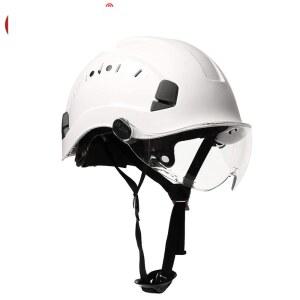 경량 탄소 섬유 헬멧 접이식 현장 공사장 고글