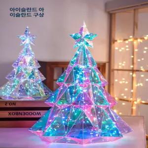 크리스마스 트리 장식 소품 성탄절 대형 산타 전구 풀세트