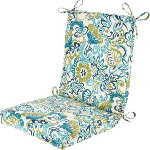 베개 퍼펙트 브라이트 플로럴 실내/외 1피스 솔리드 백체어 쿠션 세트 넥타이 1 카운트 36.5인치 x 18인치