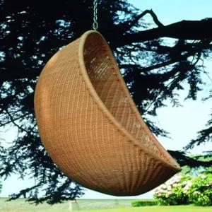 라탄 그네의자 빈티지 라탄체어 테라스 휴식의자 팬션