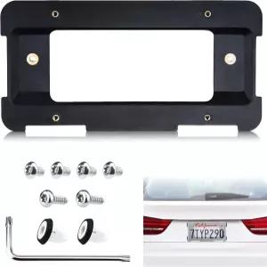 후방 번호판 프레임 브래킷 자동차 홀더 장착 키트 BMW 1/2/3/4/5/6 시리즈 328i 323i 528i M3 2002-2019