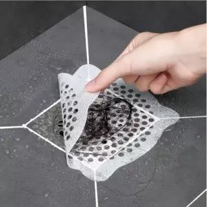 화장실 욕실 청소용 하수구 배수구 머리카락 필터 거름망 스티커 12매