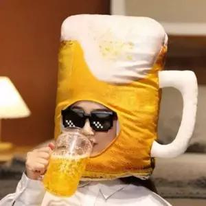 졸업사진 맥주모자 인형모자 컨셉촬영 쓸데없이 재밌