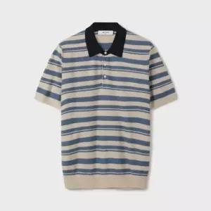 [롯데백화점]에디션 더블 스트라이프 카라넥 반팔 2종(NEG2ET1622)
