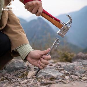 K30-8 캠핑 텐트 펙 세트는 420 스테인리스 스틸로 제작되어 논슬립 기능 포함 말뚝으로 캠핑장에서 방수포