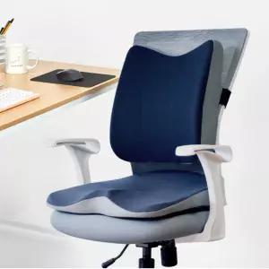 아라홈 허리쿠션+방석 세트 의자 등받이 허리 사무실