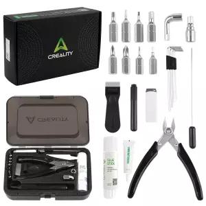 크리알리티 공식 일반 공구 박스 키트 3D 프린터 세트 11PCS는 모든 FDM 포함된 마감 청소 인쇄 제거