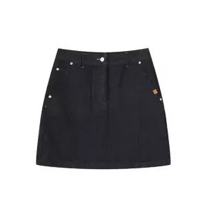 매장정품 PLASTIC ISLAND 플라스틱 아일랜드 플라스틱아일랜드 다임 절개 데님 스커트 (PS2DS361) 1310762