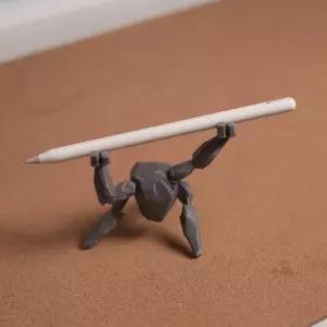 프로젝트 헤일메리 로키 펜꽂이 피규어 펜을든 캐릭터 펜홀더 인테리어 소품 키덜트 굿즈