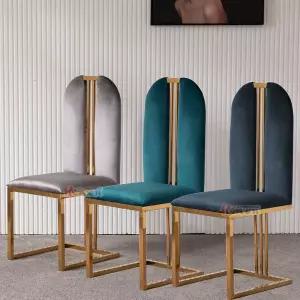 골드 프레임 의자 고급형 연회장 블랙 메이크업 골드프레임