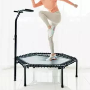 멜킨 육각 트램폴린 점핑 성인 가정용 실내 네이비