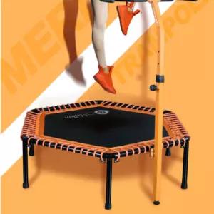 멜킨 육각 트램폴린 점핑 성인 가정용 실내 오렌지