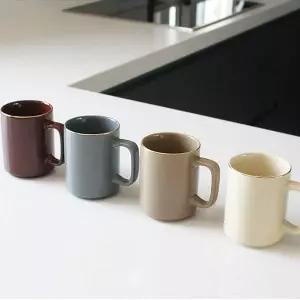 도자기 머그컵 신혼 커플 손잡이컵 손잡이잔 롱머그 카페머그잔
