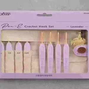 크로바 코바늘 크로셰 세트 라벤더 한정판
