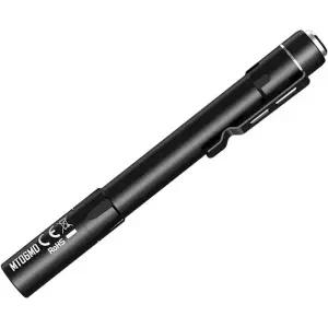 니트코어 MT06MD 180 Lm Nichia 219B 2Xaaa LED 펜라이트 MT06 업그레이드 블랙
