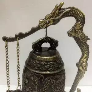 미니 차임 벨 주물 현관 골동품 스타일 종 장식품 장식