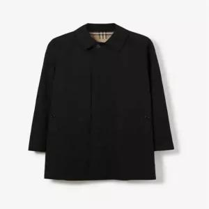 버버리 쇼트 캠던 헤리티지 카 코트 블랙 8079392 133025450