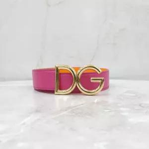 돌체앤가바나 DG 로고 가죽 벨트 153194840