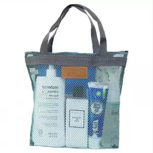 바캉스 수영복 가방 워터파크 물놀이 방수 비치백 망사 목욕 여행용